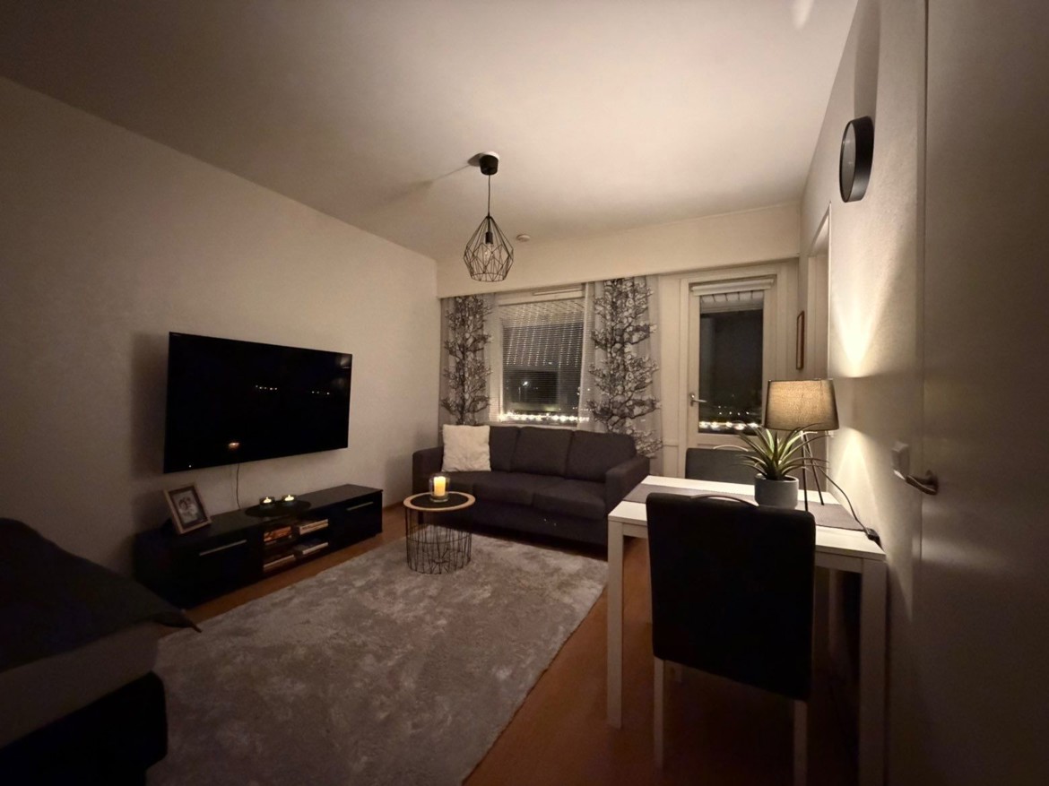 Festarimajoitus Seinäjoki: Kerrostalo, Tilava yksiö 400 m alueelta, 30,0 m²
