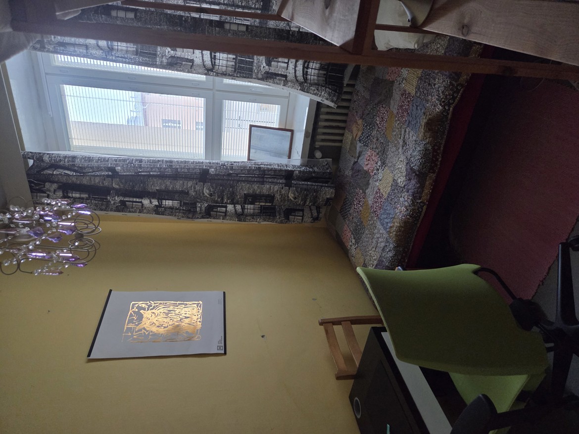 Festarimajoitus Tampere: Kerrostalo, 1h, jaettu kylpyhuone ja keittiö, 8,0 m²