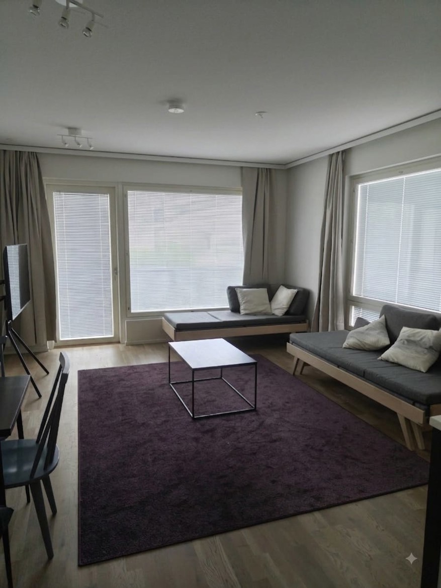 Festarimajoitus Tampere: Kerrostalo, 1h+kph, 25,0 m²